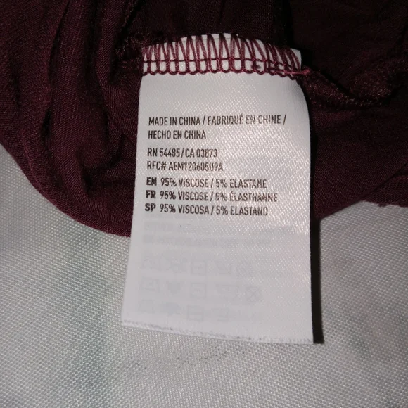 American Eagle 2Pc Bundle Gray Sweatshorts & Burgundy Tee XL - Picture 3 of 16